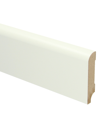 MDF Koloniale plint 70x15 wit voorgelakt RAL 9010 | 2.4 meter