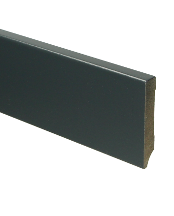 MDF Moderne plint 70x12 voorgelakt RAL 7016 | 2.4 meter