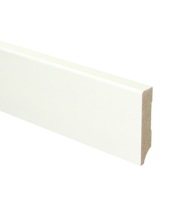 MDF plint 70x15 V313 wit gegrond recht | 2.4 meter
