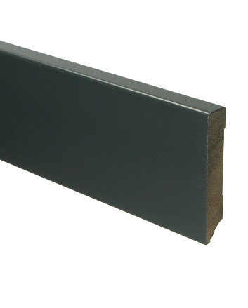 MDF Moderne plint 90x15 voorgelakt RAL 7016 | 2.4 meter