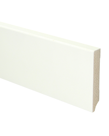 MDF plint 90x15 V313 wit gegrond recht | 2.4 meter