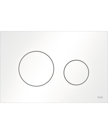 Tece Loop Bedieningspaneel - Mat Wit