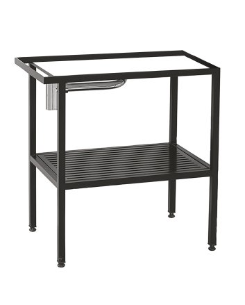 Hunk & Müeller Arya Wastafel Onderbouw (85cm) - Zwart Metaal