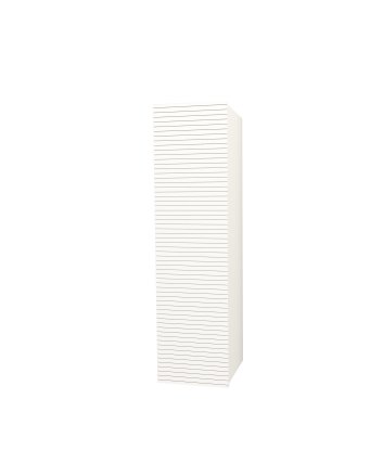 Hunk & Müeller Elite Kolomkast Met Horizontaal Reliëf (135cm) - Mat Wit