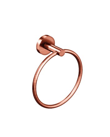 Eco Elegance Handdoekring 16cm Geborsteld Koper