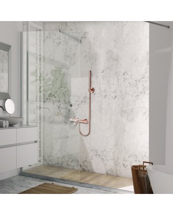 Eco Elegance Thermostatische Bad/Douchekraan - Geborsteld Koper