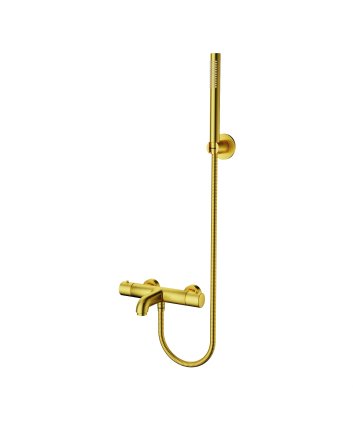 Eco Elegance Thermostatische Bad/Douchekraan - Geborsteld Goud