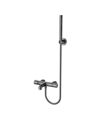 Eco Elegance Thermostatische Bad/Douchekraan - Gunmetal Grijs