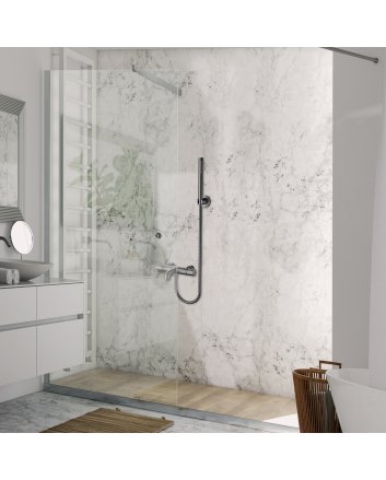 Eco Elegance Thermostatische Bad/Douchekraan - Gunmetal Grijs