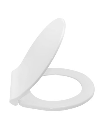 Eco Elegance Nice Flat Wc-Zitting Duroplast Inox Scharnieren