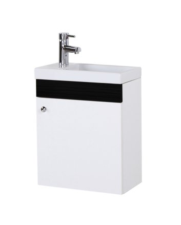 Eco Elegance Elmas Zwart Onderkast 45x55x25cm