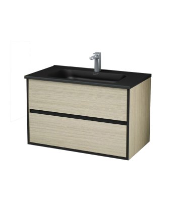 Hunk & Müeller ‘Retro’ Onderkast (80cm) - Lichtbruin