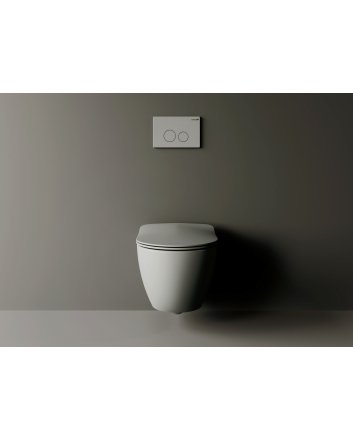 Hunk &amp; Müeller Rimoff Ophang Wc Zonder Bidet - Koel Grijs