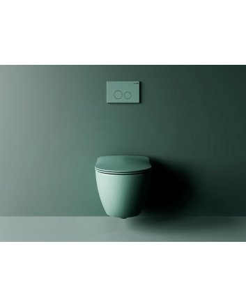 Hunk &amp; Müeller Rimoff Ophang Wc Zonder Bidet - Nijlgroen