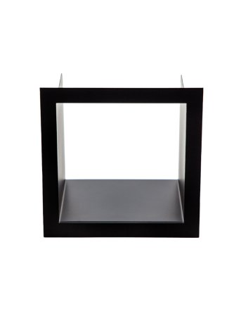 Eco Elegance inbouw reserve rolhouder - kleur mat zwart model - (140x660x120mm)