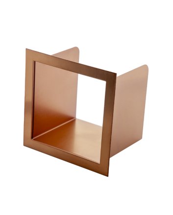 Eco Elegance inbouw reserve rolhouder - kleur koper model - (140x660x120mm)