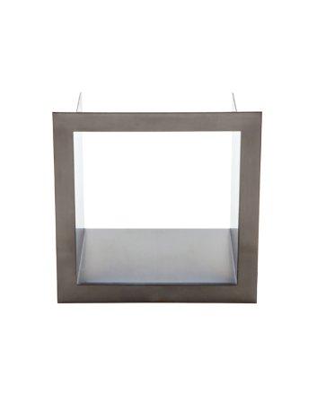 Eco Elegance inbouw reserve rolhouder - kleur gun metal model - (140x660x120mm)