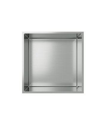 Eco Elegance Inbouwnis (305x305x100mm) - Roestvrij Staal