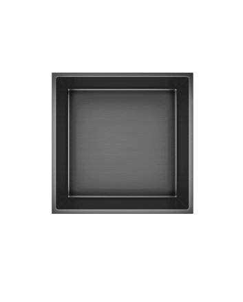 Eco Elegance Inbouwnis (305x305x100mm) - Gunmetal Grijs