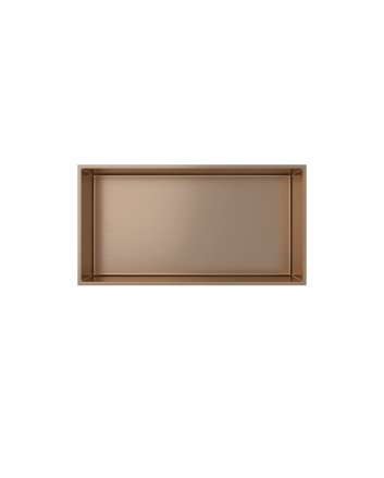 Eco Elegance Inbouwnis (300x600x100mm) - Geborsteld Koper