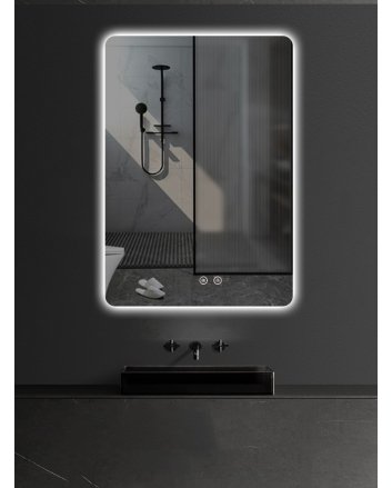 Eco Elegance Queen Ledspiegel Met Verwarming (80x60cm)