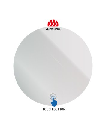 Eco Elegance Ledspiegel Rond Omega Ø60cm Heating
