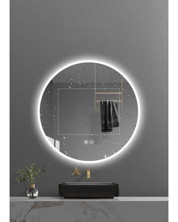 Eco Elegance Ledspiegel Rond Omega Ø100cm Heating