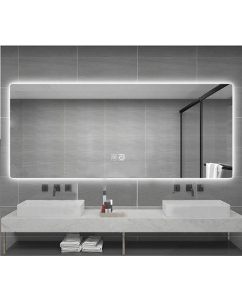 Eco Elegance Queen Led Spiegel Met Verwarming (160x60cm)