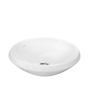 Hunk & Müeller 'Mono' Opbouw Waskom (45cm) - Wit