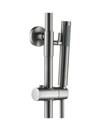 Eco Elegance Thermostatische Douchekolom Optima Rondo Gunmetal Grijs