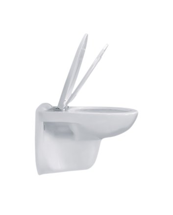 Eco Elegance Pro Ophang Wc Rimm-Off + Soft-Close Zitting Pp - Wit 