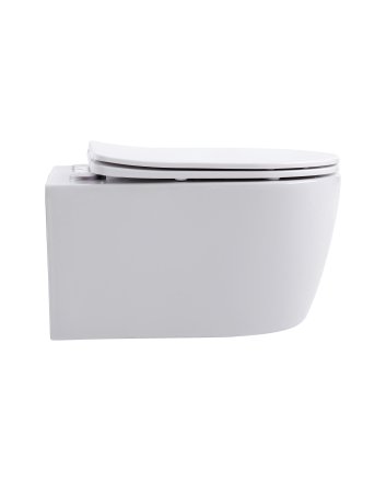 Eco Elegance Pro Ophang Wc Rim-Off + Zitting - Wit