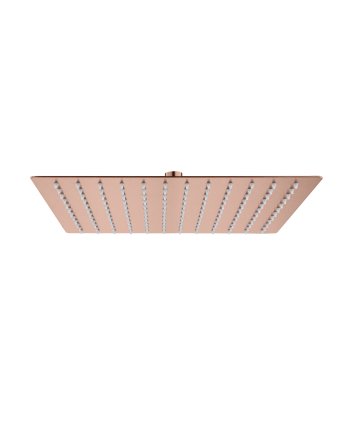 Eco Elegance Vierkant Rainshower Geborsteld Koper