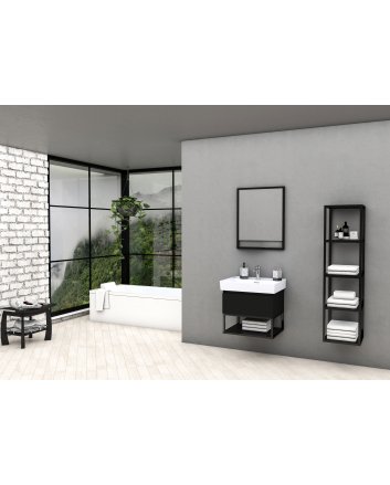 Eco Elegance Sharp Onderkast (60cm) - Mat Zwart
