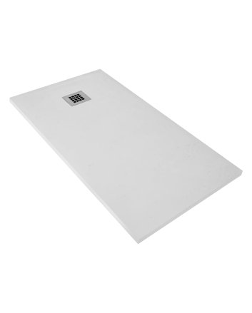 Hunk & Müeller Veroni Madison Flat Composietsteen Douchebak Wit 180x90x3cm