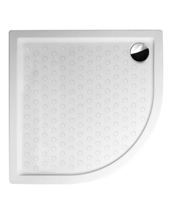 Eco Elegance Kwartronde Acryl Douchebak (90x90x15cm)