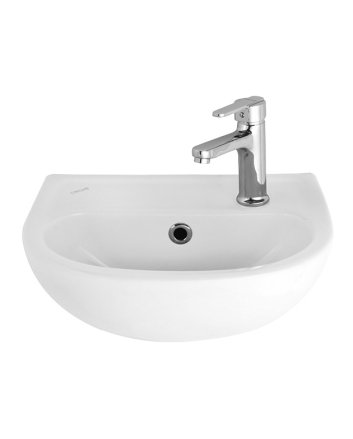 Eco Elegance Keramische Fontein Wit Met Kraangat 29x35cm