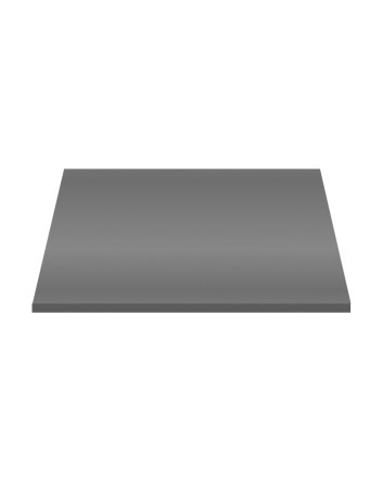 Eco Elegance Wastafeltablet Mdf (56.4x45.5x2.6 Cm) - Glanzend Grijs