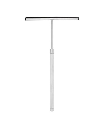 Eco Elegance Douche Vloer Wisser Chrome Met Houder 26x34