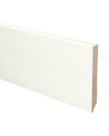 MDF plint 120x15 V313 wit gegrond recht | 2.4 meter