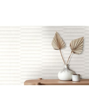ITT Essence wandtegel mat decor 30x90 blanco