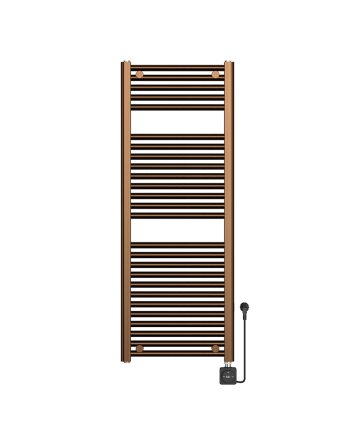 Elara elektrische radiator Smart WiFi 118,5 x 45 cm geborsteld brons koper PVD