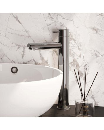 BRAUER Chrome Edition verhoogde opbouw wastafelmengkraan model B chroom