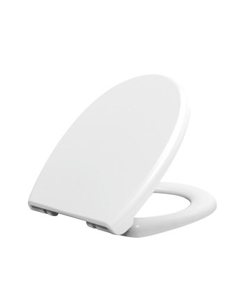 Menir toiletzitting softclose en quick release glans wit