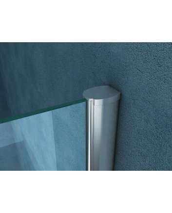 Eco inloopdouche 600 x 2000 x 8 mm nano helder glas/chroom