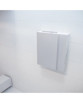 Mondiaz Cubb spiegelkast 50x70x16cm kleur carrara met 1 deur