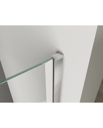 inloopdouche + RVS profiel 1200x2000 10mm NANO glas