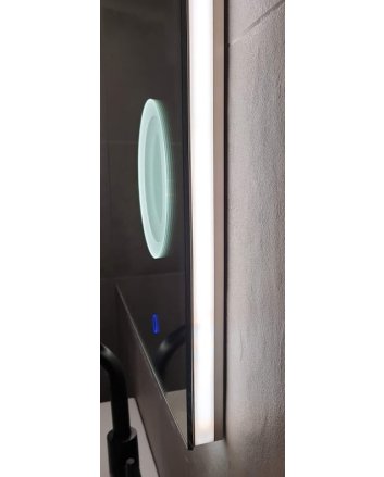 Sani DeLuxe Spiegel met make-up spiegel met LED verlichting, 3 kleur instelbaar &amp; dimbaar 120 incl. spiegelverwarming