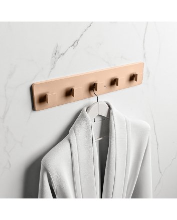 Mondiaz Easy Handdoekhaakjes 45cm solid surface kleur Rosee