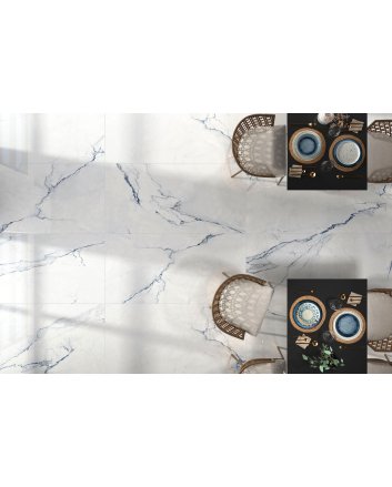 Emigres Alba wandtegel hoogglans 120x120 azul